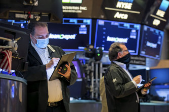 Wall Street opened sharply lower but has clawed back some of its losses.