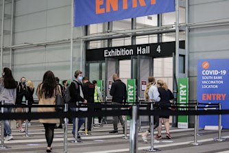Brisbaneâ€™s Convention and Exhibition Centre vaccine hub is among the full list of Queensland government-run sites now opened to walk-ins.