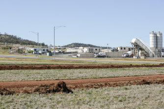 The site of a proposed quarantine hub near the Wagner-owned Wellcamp Airport, outside Toowoomba, in August.