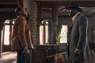 Jonathan Majors (left) and Idris Elba are the two protagonists.