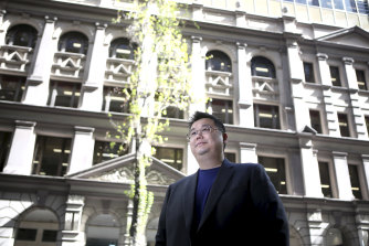 Michael Gu made a series of transfers to Crown casino.