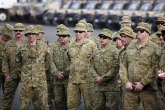 ADF Reservists prepared at Holsworthy Army Barracks in south-west Sydney last month for deployment in response to the unprecedented bushfires across the country.