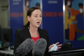 Queensland Health Minister Yvette D’Ath. 
