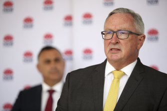 NSW Health Minister Brad Hazzard.