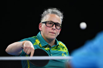 Danni di Toro switched to table tennis seven years ago.