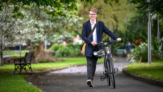 Greens candidate for Hawthorn Nick Savage.