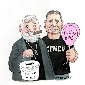 Mick Gatto and John Setka.