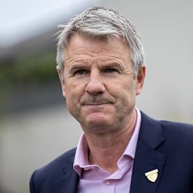 Current Hawthorn president Andy Gowers.