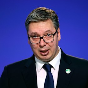Serbian President Aleksandar Vucic.