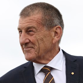 Outgoing Hawthorn president Jeff Kennett.