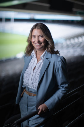 Emma Moore has taken on the role of running the AFLW.