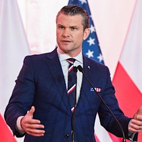 US Secretary of Defence Pete Hegseth.
