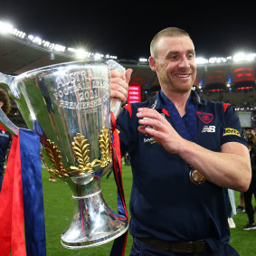 Simon Goodwin and the Demons will be out to build on their premiership win.