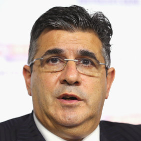 Former AFL boss Andrew Demetriou.