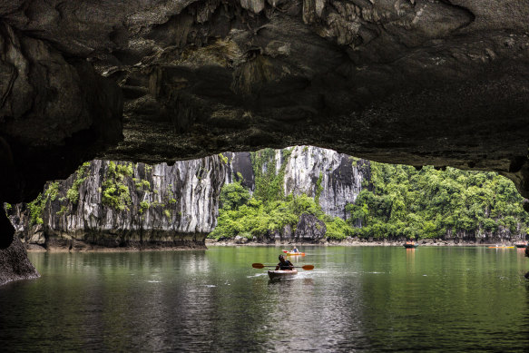 World Expeditions in Halong Bay, Vietnam.
