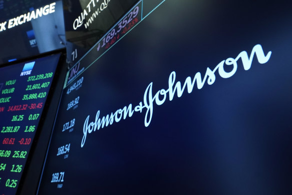 Johnson & Johnson shares jumped on the news.