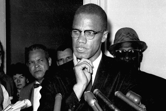 1963'te fotoğraflanan Malcolm X, 1965'te öldürüldü.
