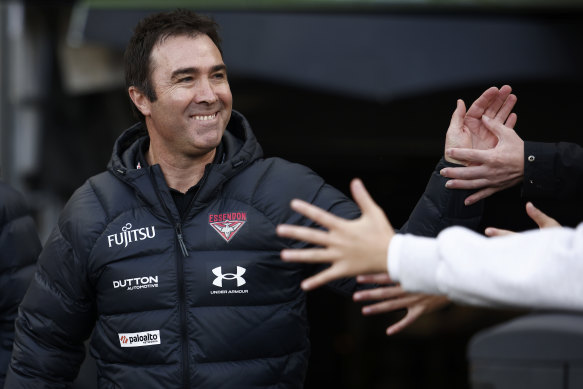 Dylan Shiel gave Brad Scott plenty to smile about, particularly late, in the Bombers’ win over Fremantle.
