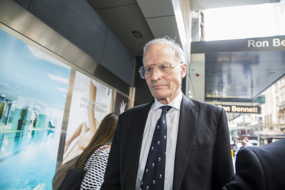 Former High Court justice Dyson Heydon.