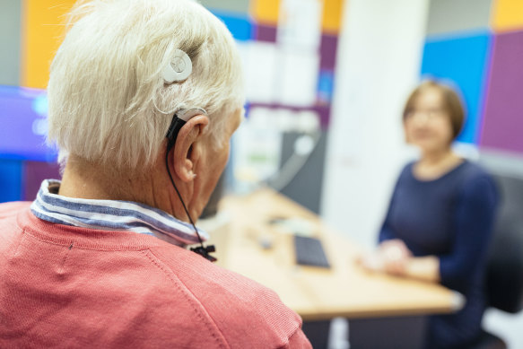 Brighton resident John Fisher, 83, received a cochlear implant in 2016 after initially being cautious about surgery.  