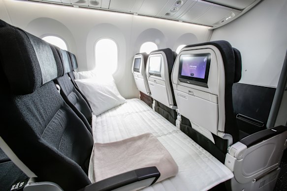 Air New Zealand’s Skycouch.