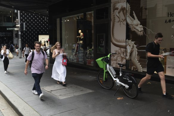 The City of Sydney has received 102 complaints about share bikes blocking footpaths and streets since July last year when thousands were installed on Sydney streets.