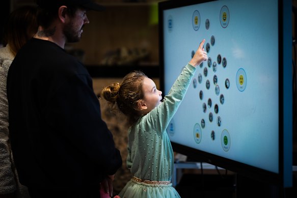 Uma exposição interativa no We The Curious.