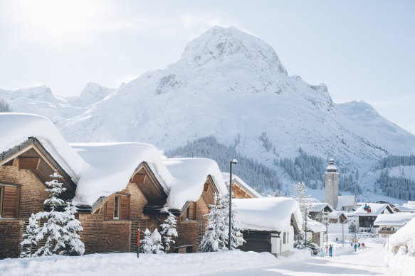 Fresh powder at Lech-Zuers.