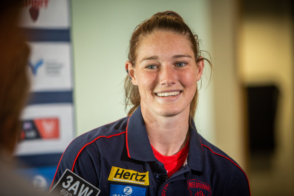 Melbourne star Tayla Harris says she’s right to play in this weekend’s grand final.