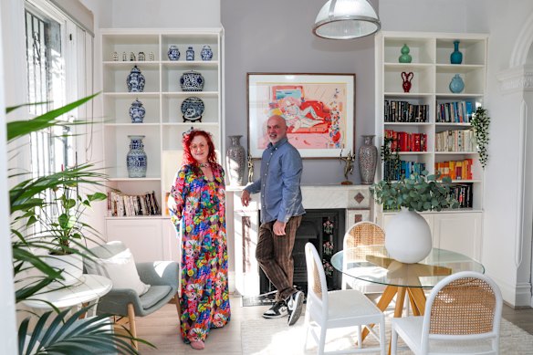 Steven and Nikki Bradley have listed their home in Petersham, a suburb where houses are among the fastest to sell.