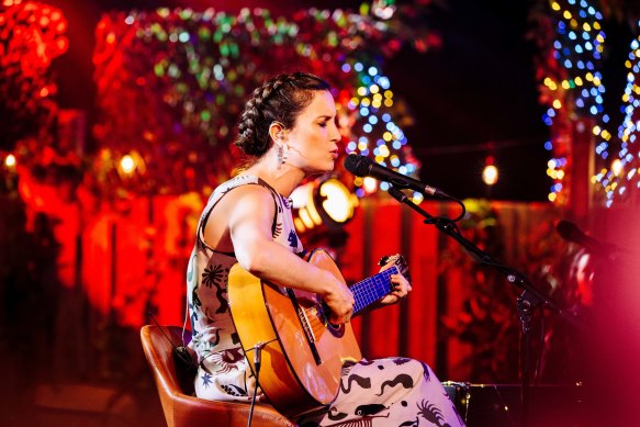 Missy Higgins in Saturday’s Season 3 premiere of The Set.