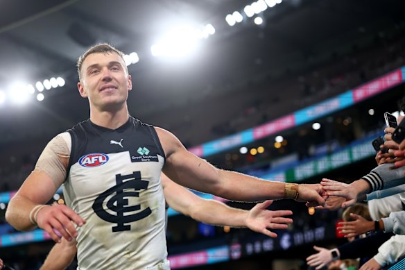 Patrick Cripps delivered when Carlton needed him most on Friday night.