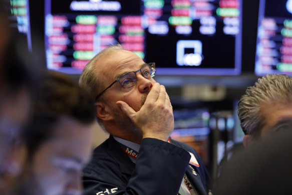 The S&P 500 dropped more than 3 per cent in early trading on Friday. 