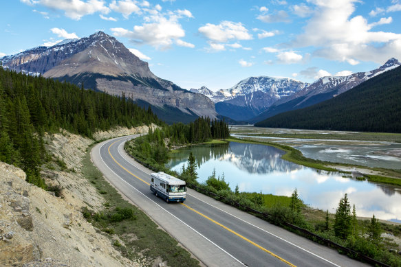 Road trips don’t get more scenic than Canada’s Icefields Parkway.