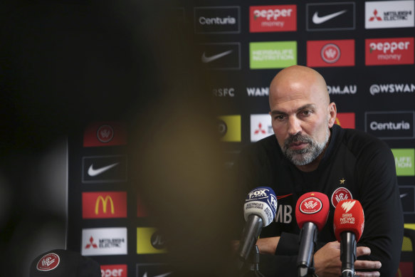 Markus Babbel has coached Western Sydney to just 10 wins from 40 A-League matches.