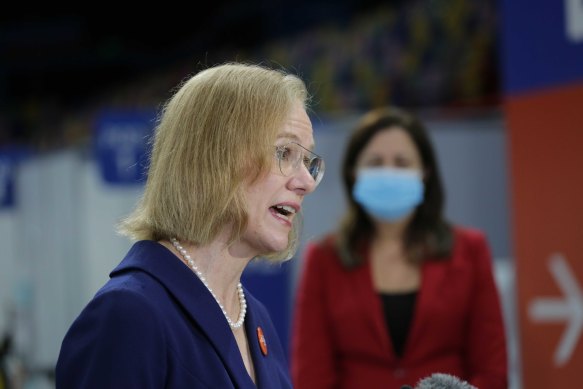 Then-Chief Health Officer Jeannette Young and Premier Annastacia Palaszczuk were a formidable duo during the worst of the COVID-19 pandemic. 