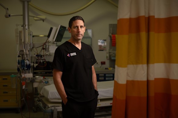 Royal North Shore Hospital emergency and trauma physician Dr Brian Burns says he has seen a “constellation” of e-bike injuries. 