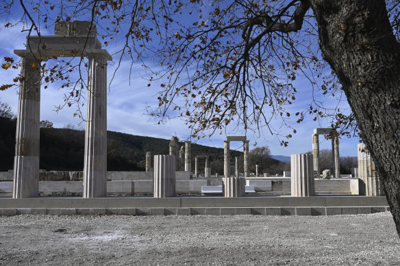 It was the largest building of classical Greece: The palace where Alexander the Great was proclaimed king before he launched a conquest that took him as far as modern-day Afghanistan. 