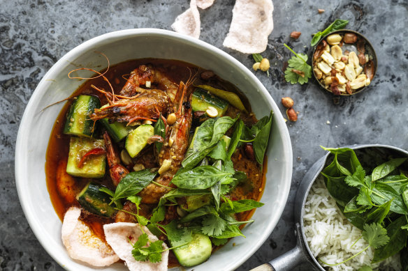 Quick Thai prawn curry: Karen Martini recipe.
