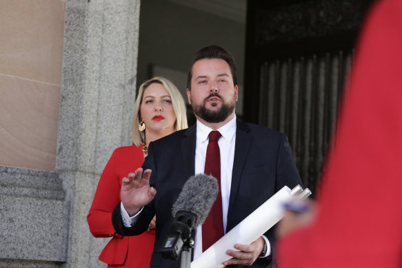 Brisbane City Council Labor opposition leader Jared Cassidy and deputy leader Kara Cook have waged a sustained campaign for the popular kerbside collection scheme’s return.