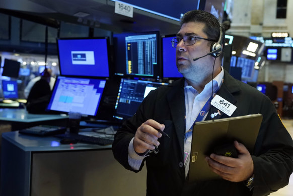 Wall Street made an unsteady start to the week ahead of an expected 75 point rate rise on Wednesday.