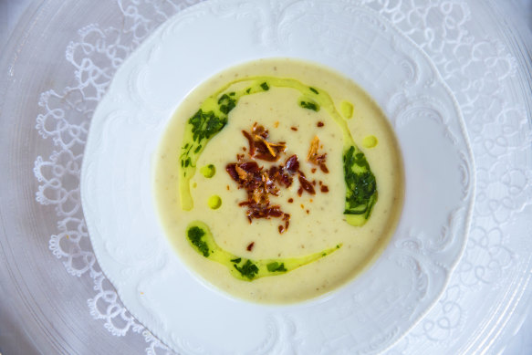 Lindis and her husband, Oddgeir, prepare locavore feasts.… Jerusalem artichoke soup.