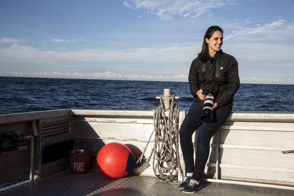 Vanessa Pirotta studied “whale snot” collected using a drone.