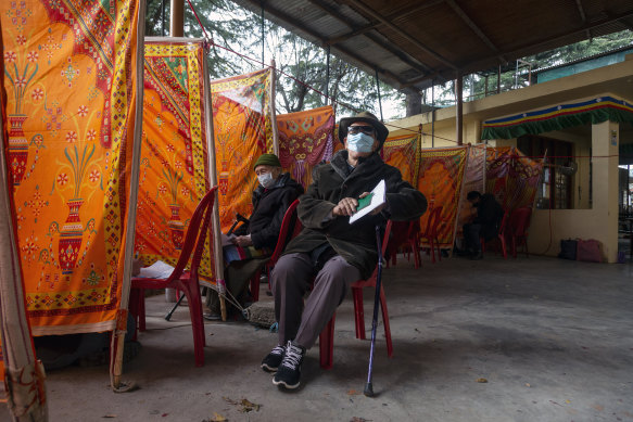 Voting takes place in Dharmsala on Sunday to elect a new political leader.