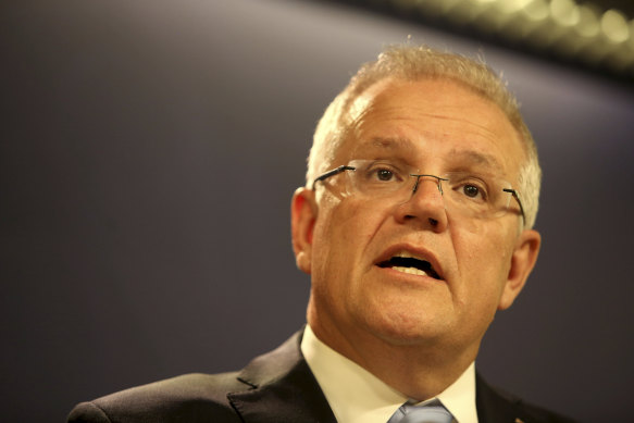 Prime Minister Scott Morrison: "I'm inclined not to proceed on that visit."