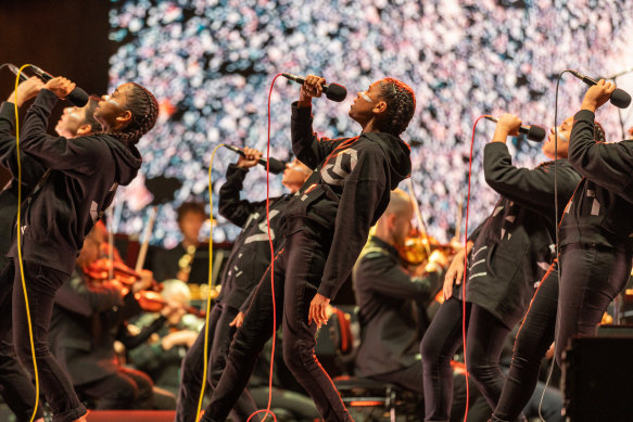 The Marliya choir performs at Adelaide Festival in March.