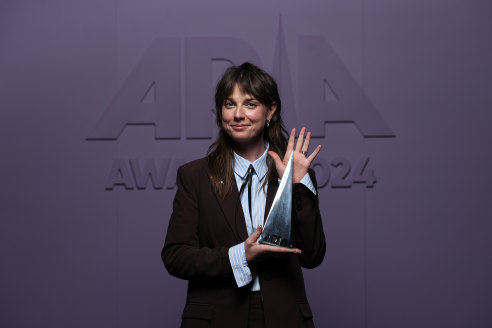 Angie McMahon was among a slew of first-time winners at this year’s ARIAs.