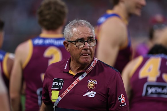 Pausing for thought: Brisbane coach Chris Fagan.