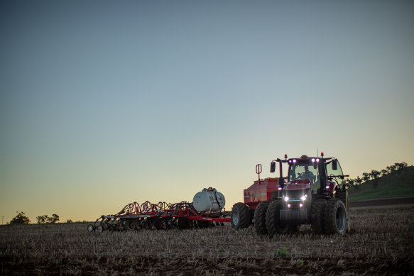 GPS-enabled precision planting equipment has been grounded by a satellite signal failure. 