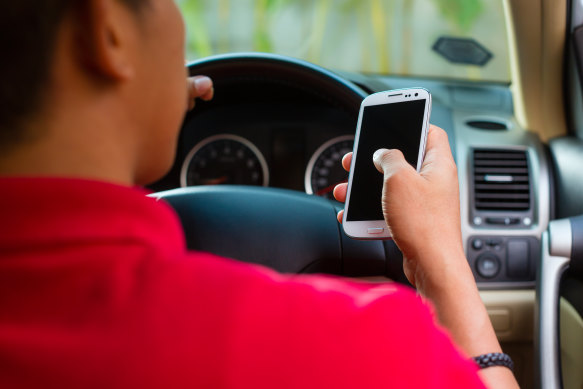 Mobile phone use is a growing distraction for drivers.